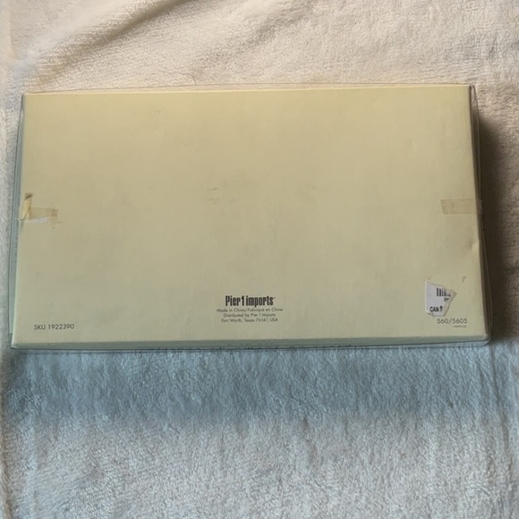 Pier 1 Green and Orange Leaf dishes - Picture 3 of 3